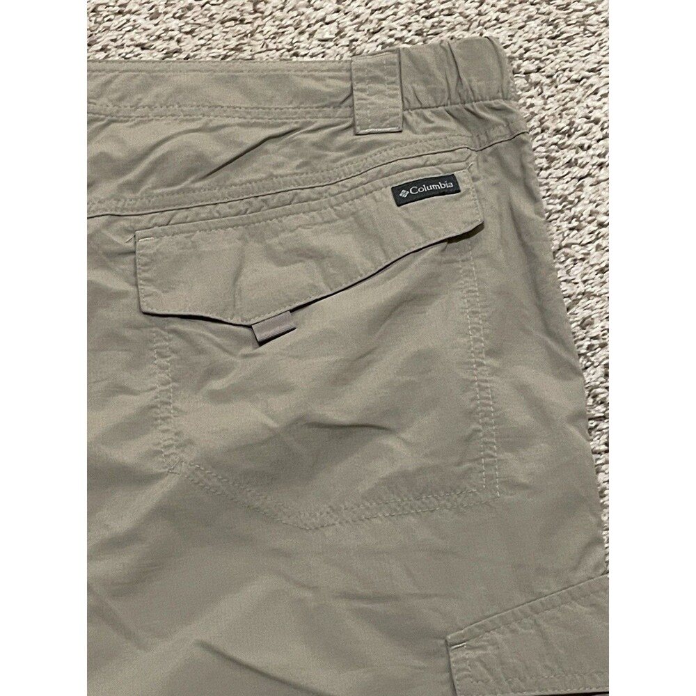 Columbia Omni-Shade Convertible Pants Men's Size 40x30 Tan Nylon Fishing Camp - Picture 6 of 7
